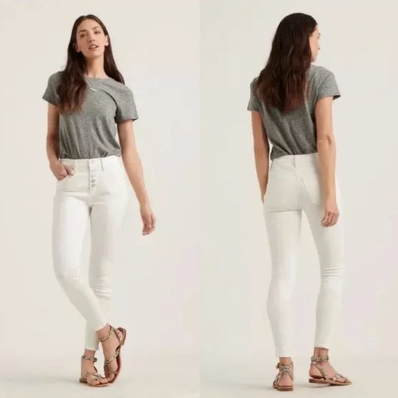Lucky Brand Girls 7-16 Youth Zoe 5-Pocket Skinny Fit Stretch Ada Denim Jeans